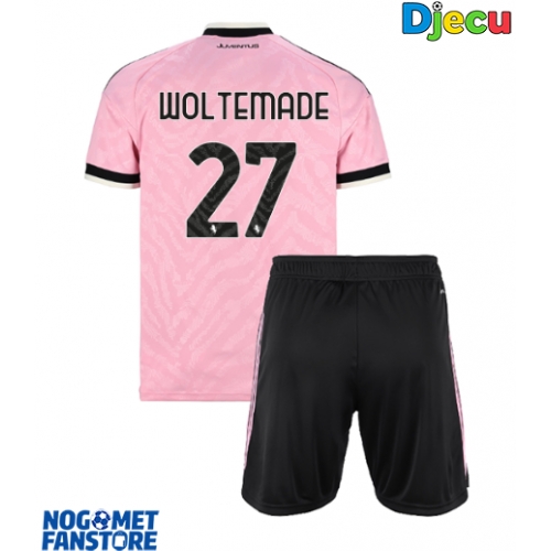 Juventus Nick Woltemade #27 Gostujuci Dres za djecu 2026-27 Kratak Rukav (+ Kratke hlače)